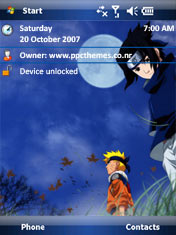 Sasuke n Naruto ppc theme